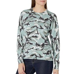Calvin Klein Camo Sweater Pullover Size S